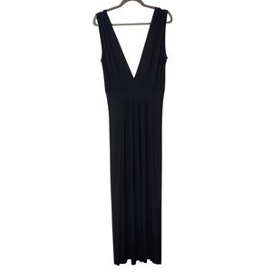 Fashion Nova Dramatic Black Sleeveless Maxi Top Size XL